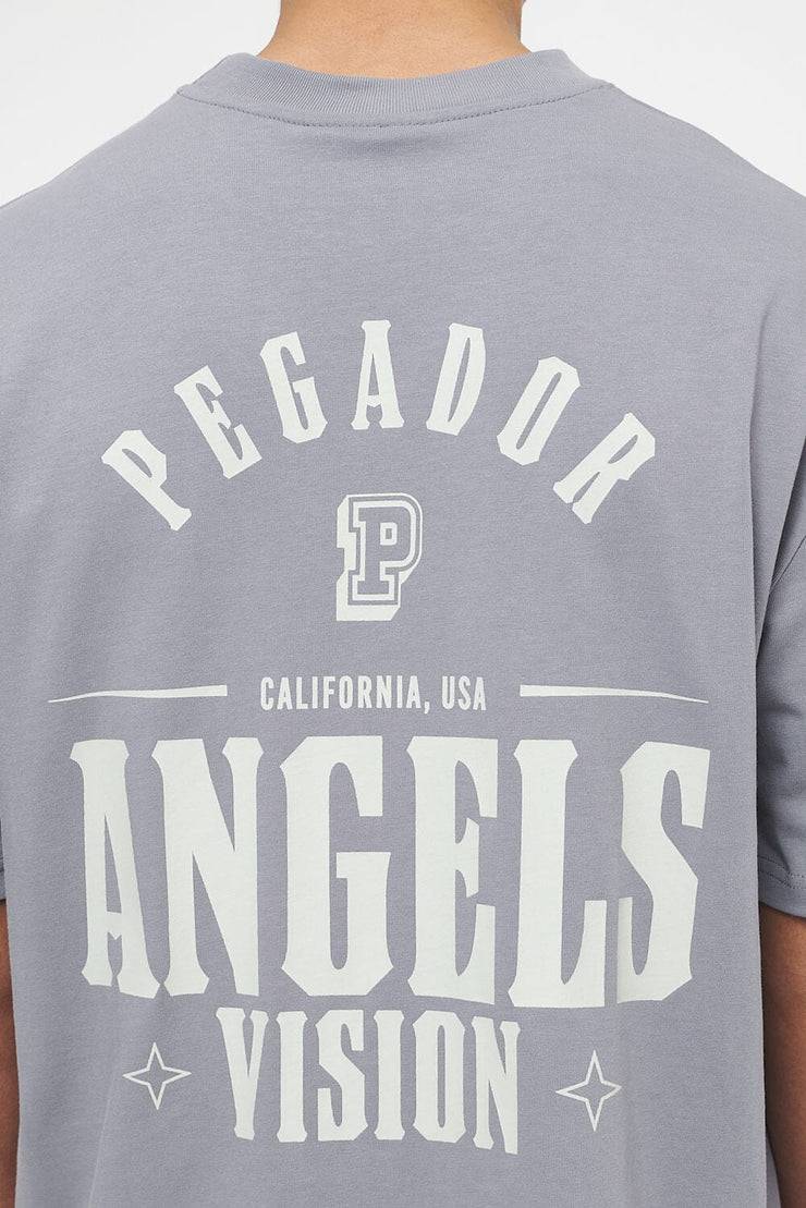Pegador Salal Oversized Tee Vintage Washed Dusk Grey