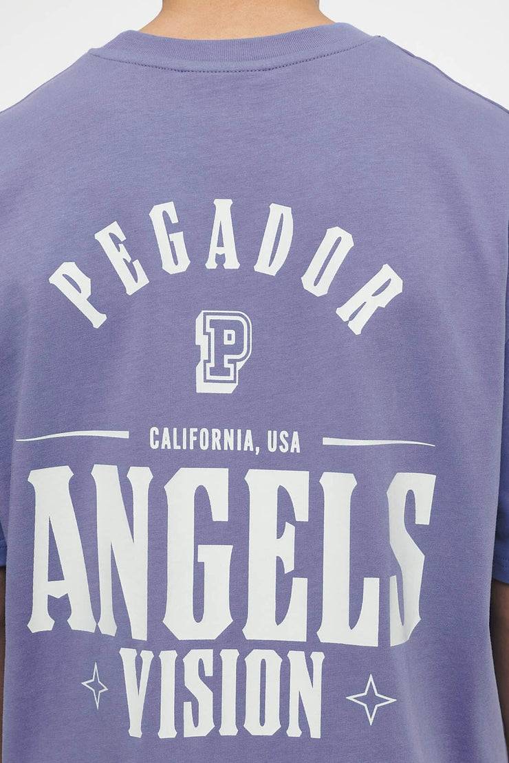 Pegador Salal Oversized Tee Vintage Washed Magic Violet