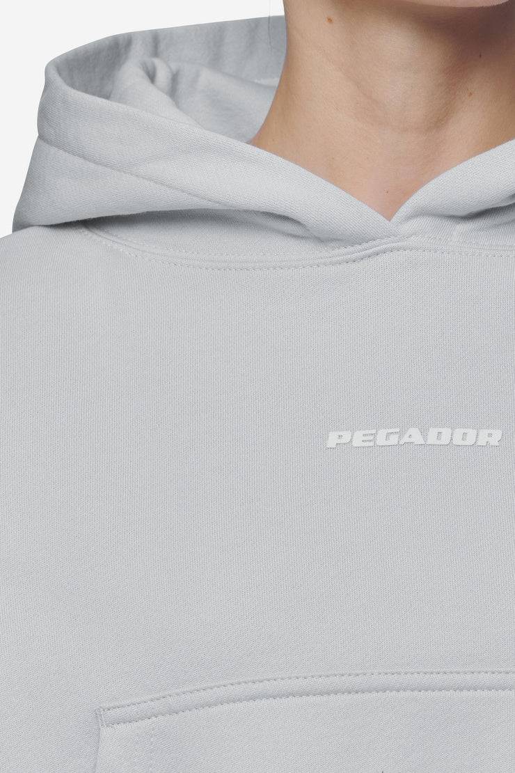 Pegador Salita Oversized Cropped Hoodie Washed Sky Grey White Gum