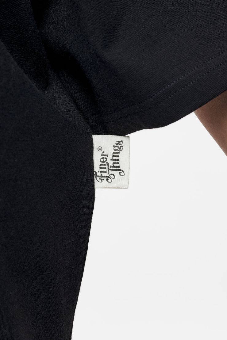 Pegador Siena Heavy Oversized Tee Washed Vintage Black