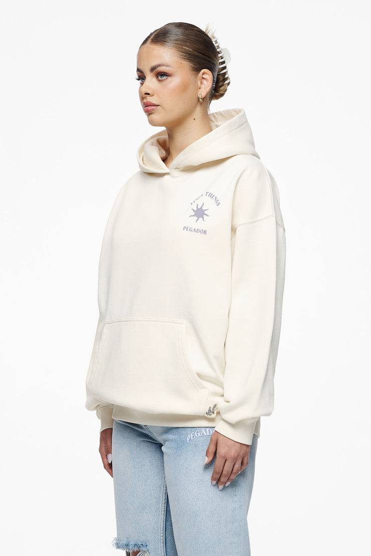 Pegador Siena Oversized Hoodie Vintage Washed Unbleached