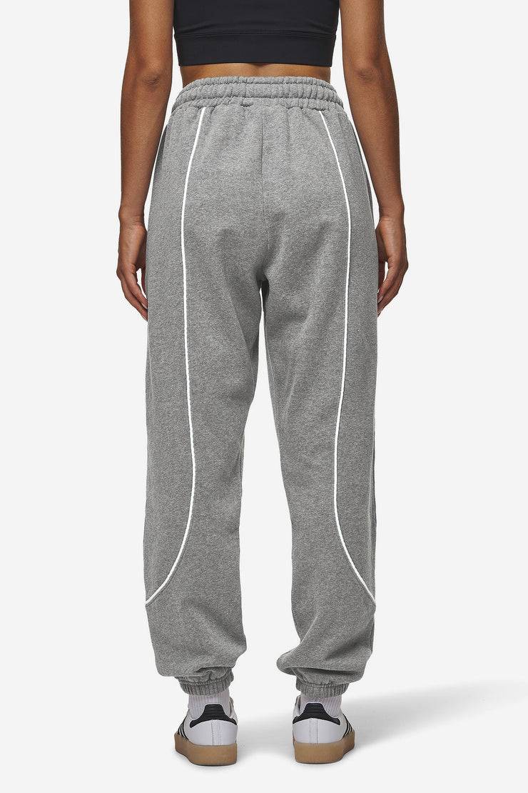 Pegador Silvi High Waisted Sweat Pants Deep Grey Melange