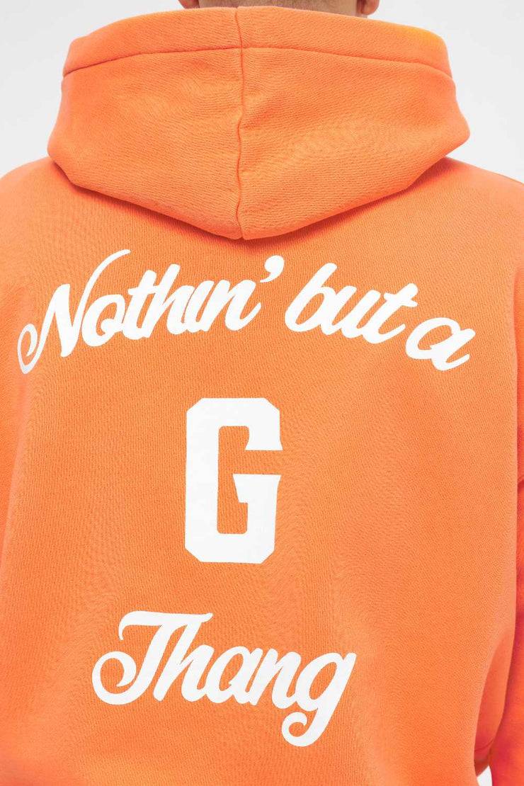 Pegador Skena Oversized Hoodie Vintage Washed Sunrise Orange