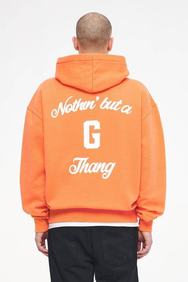 Pegador Skena Oversized Hoodie Vintage Washed Sunrise Orange