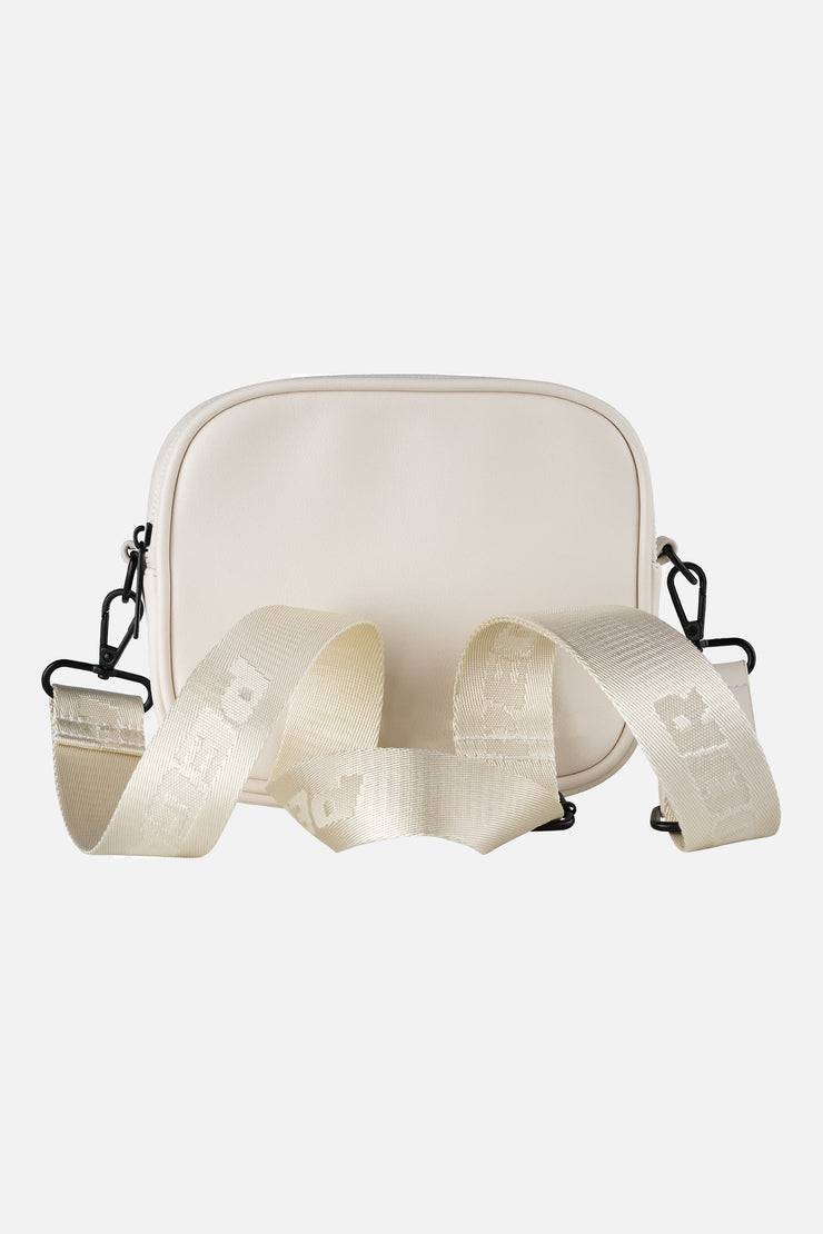 Pegador Skibo Logo Faux Leather Shoulder Strap Bag Desert Sand