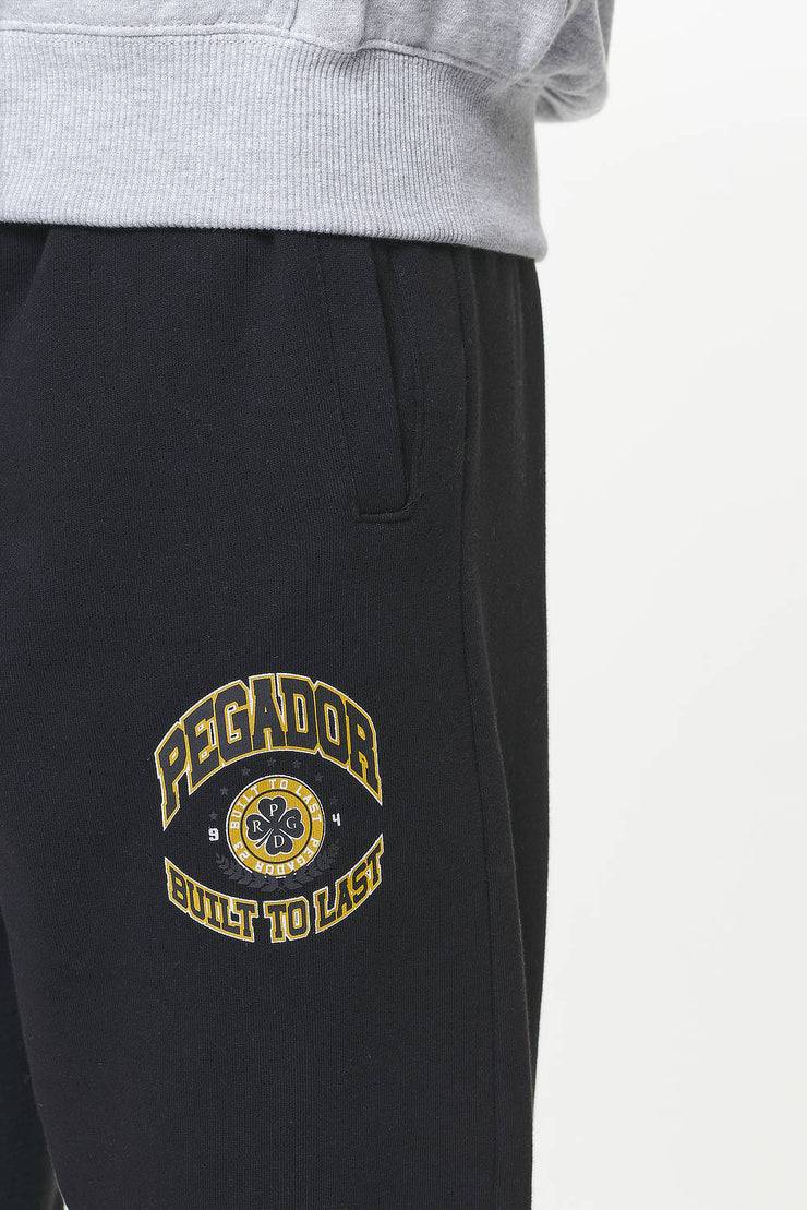 Pegador Smith Heavy Sweat Pants Vintage Washed Onyx Black