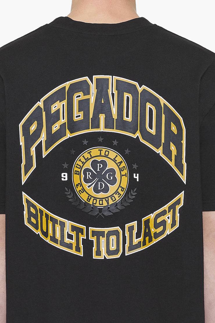 Pegador Smith Oversized Tee Vintage Washed Onyx Black