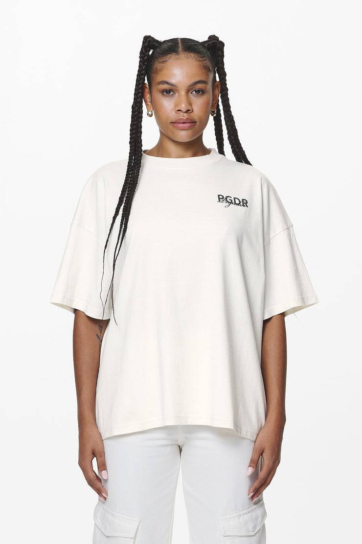 Pegador Sona Heavy Oversized Tee Washed Salty Cream