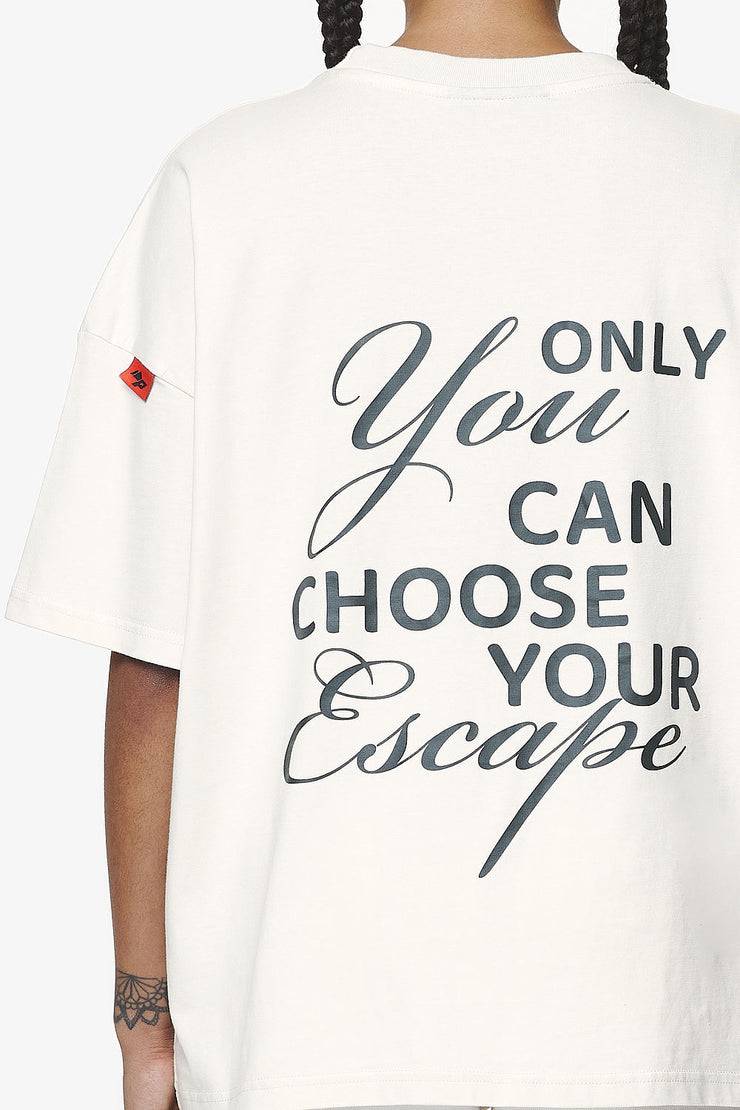 Pegador Sona Heavy Oversized Tee Washed Salty Cream