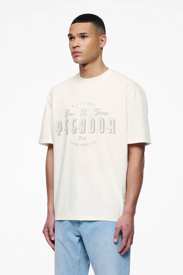 Pegador Stokes Oversized Tee Vintage Washed Unbleached