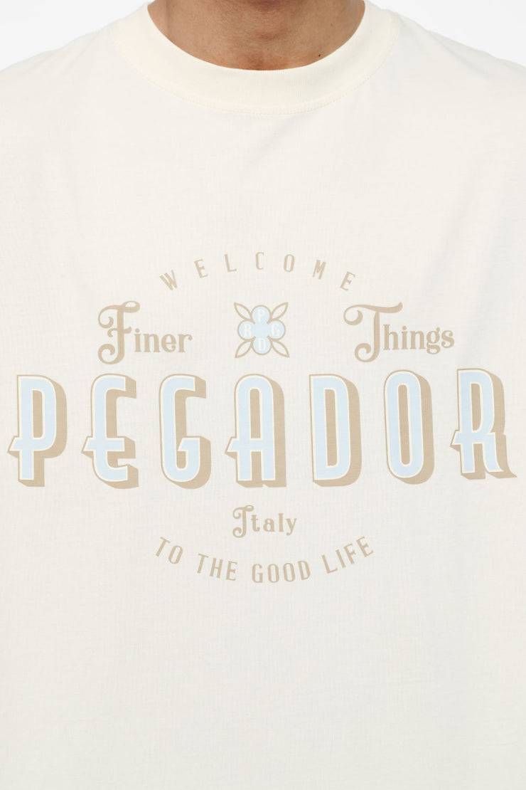 Pegador Stokes Oversized Tee Vintage Washed Unbleached