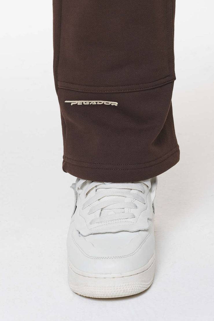Pegador Tacona Carpenter Sweat Pants Washed Oak Brown