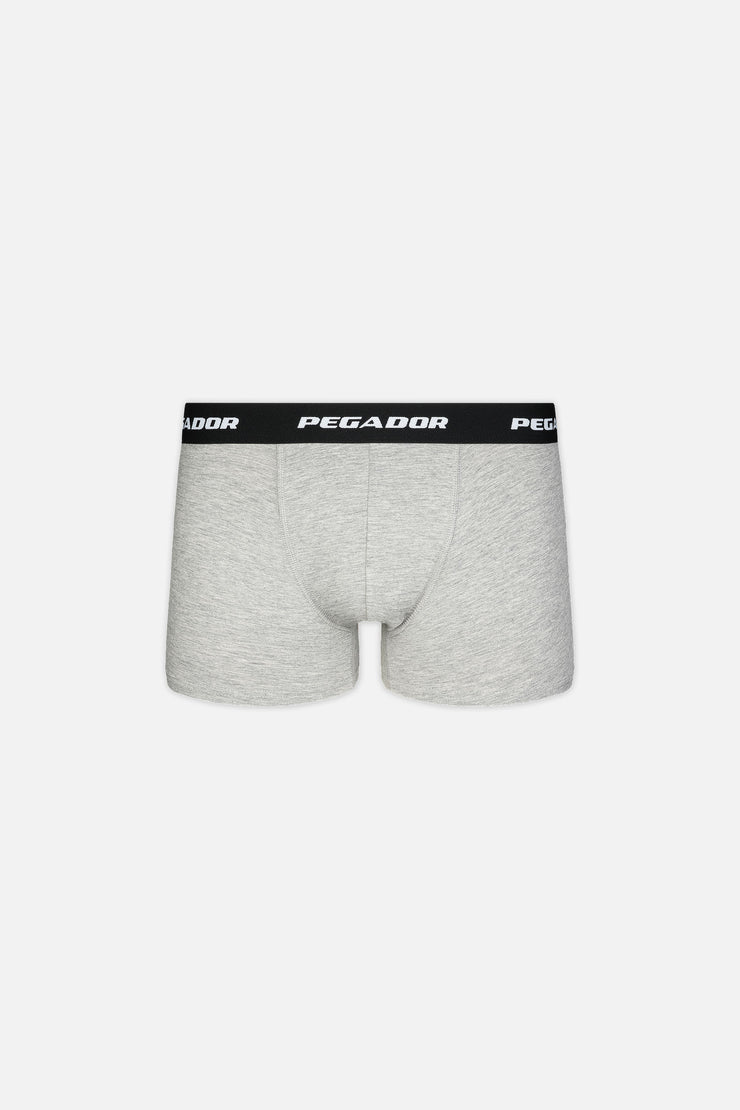 Pegador Tantun Boxershorts 3 Pack Black Grey Melange White