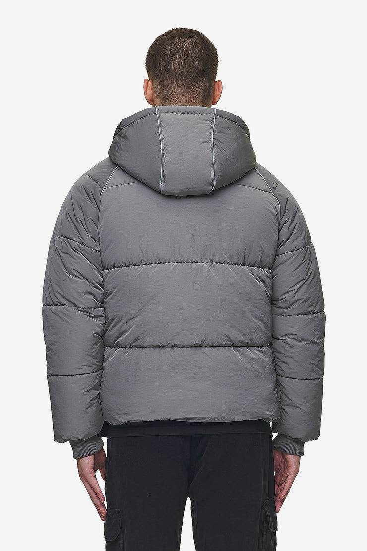 Pegador Toby Crushed Raglan Puffer Jacket Anthracite