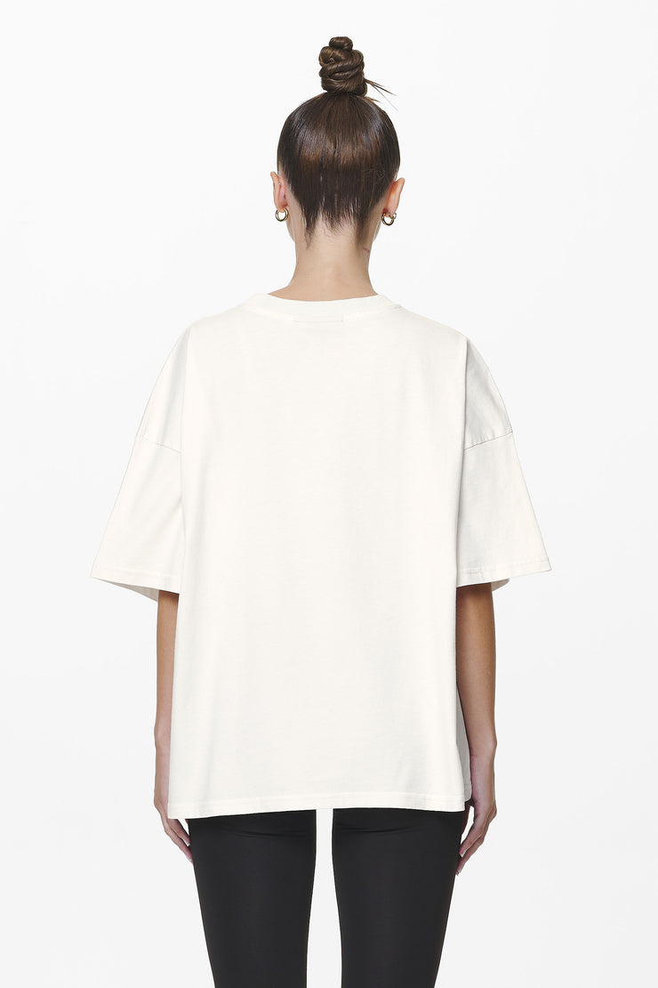 Pegador Troms Heavy Oversized Tee Washed Salty Cream