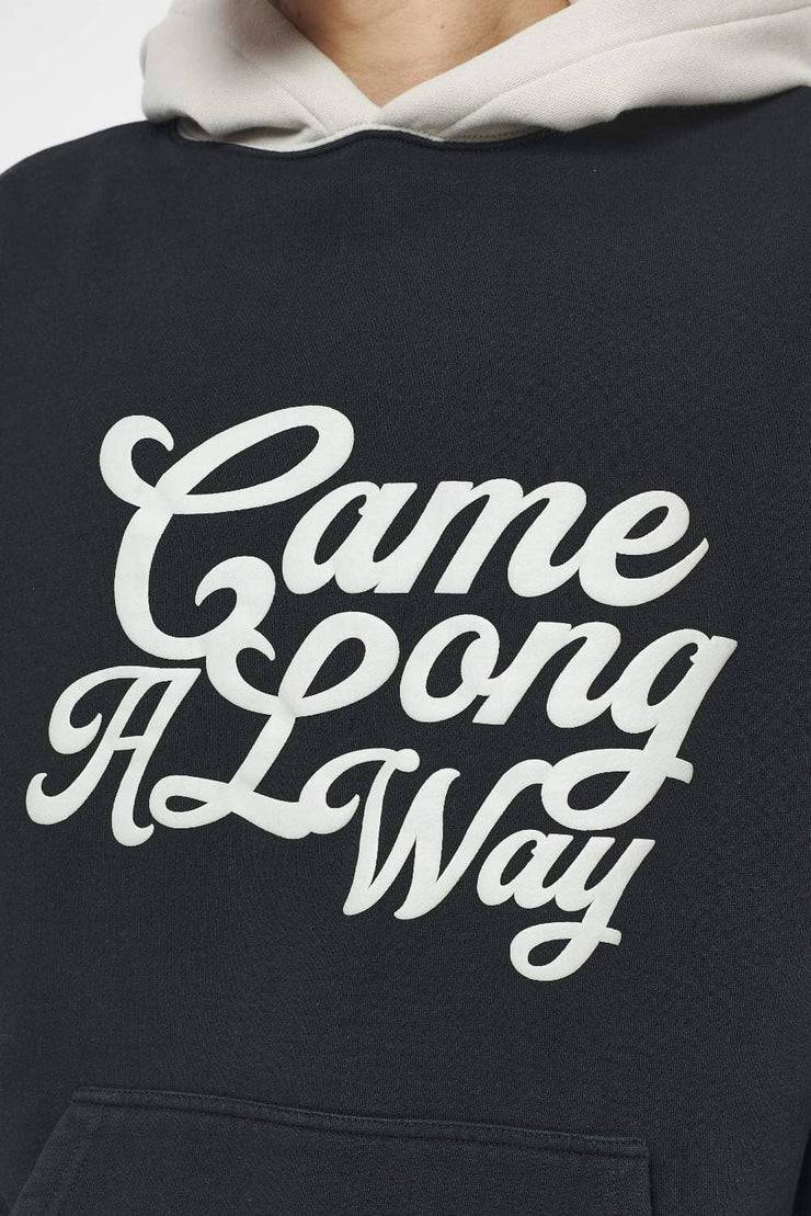 Pegador Trounce Oversized Hoodie Vintage Washed Black Ink Angels Cream