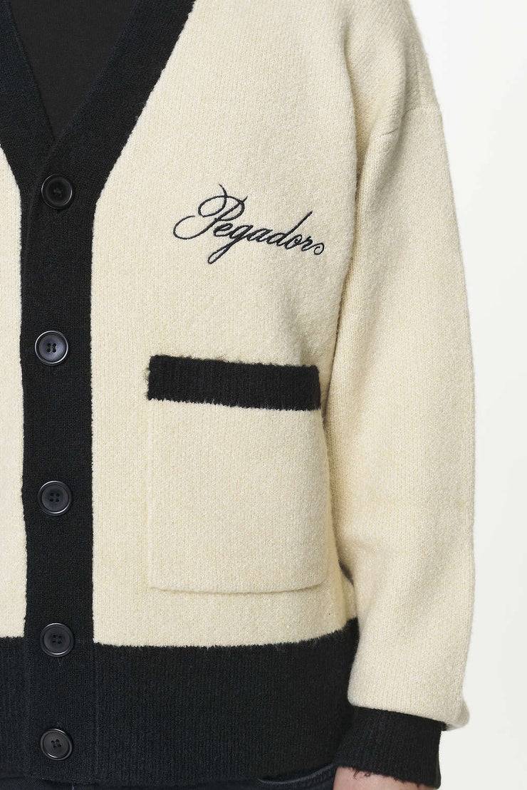 Pegador Unio Knit Cardigan Onyx Black Kingdom Beige