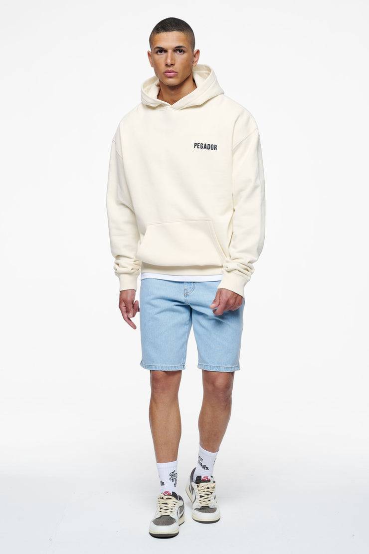 Pegador Verity Oversized Hoodie Vintage Washed Unbleached