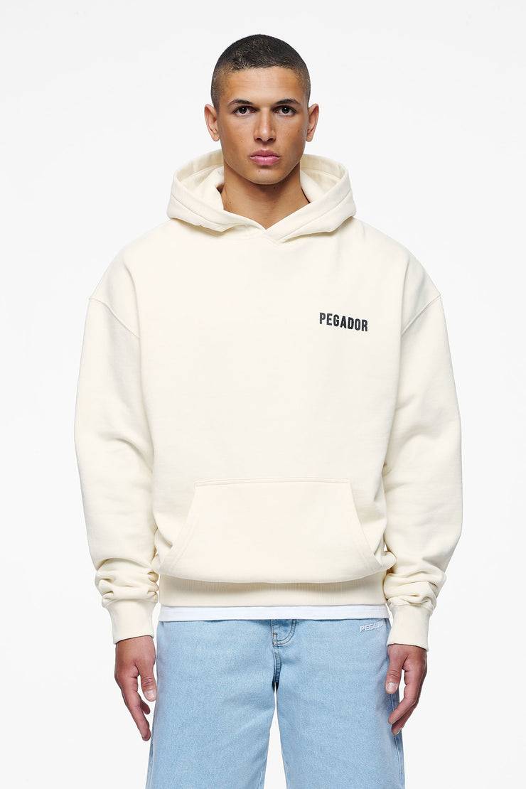 Pegador Verity Oversized Hoodie Vintage Washed Unbleached