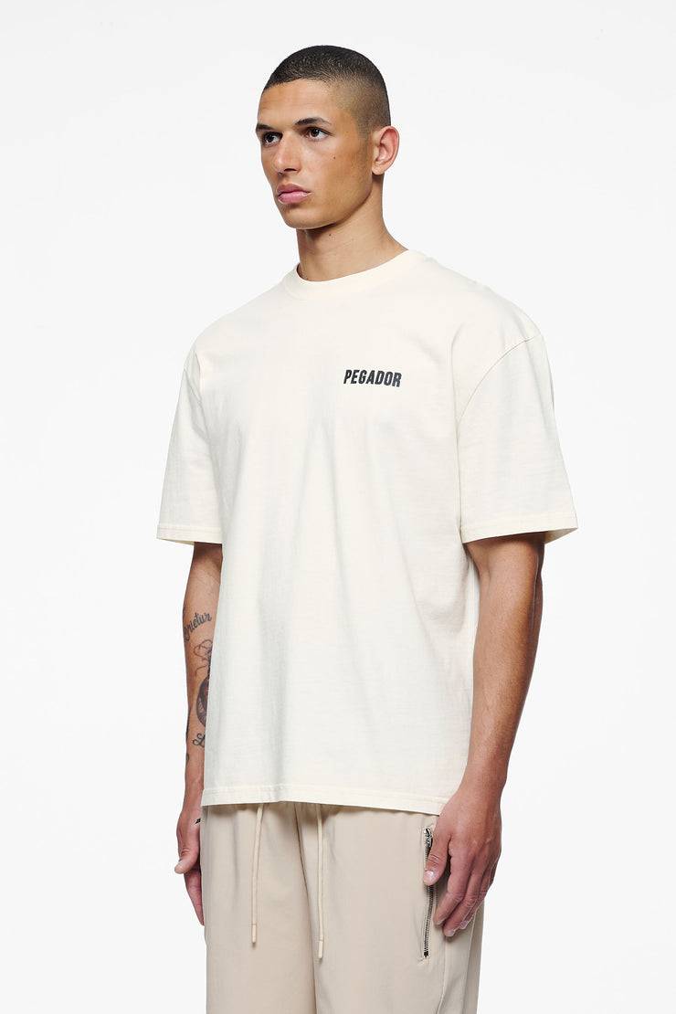 Pegador Verity Oversized Tee Vintage Washed Unbleached