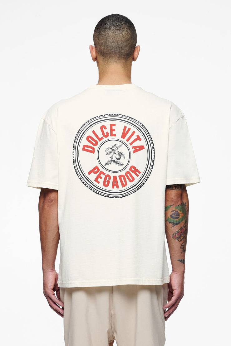 Pegador Verity Oversized Tee Vintage Washed Unbleached