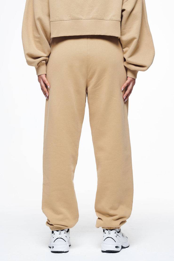 Pegador Villa High Waisted Sweat Pants Vintage Washed Espresso Gum