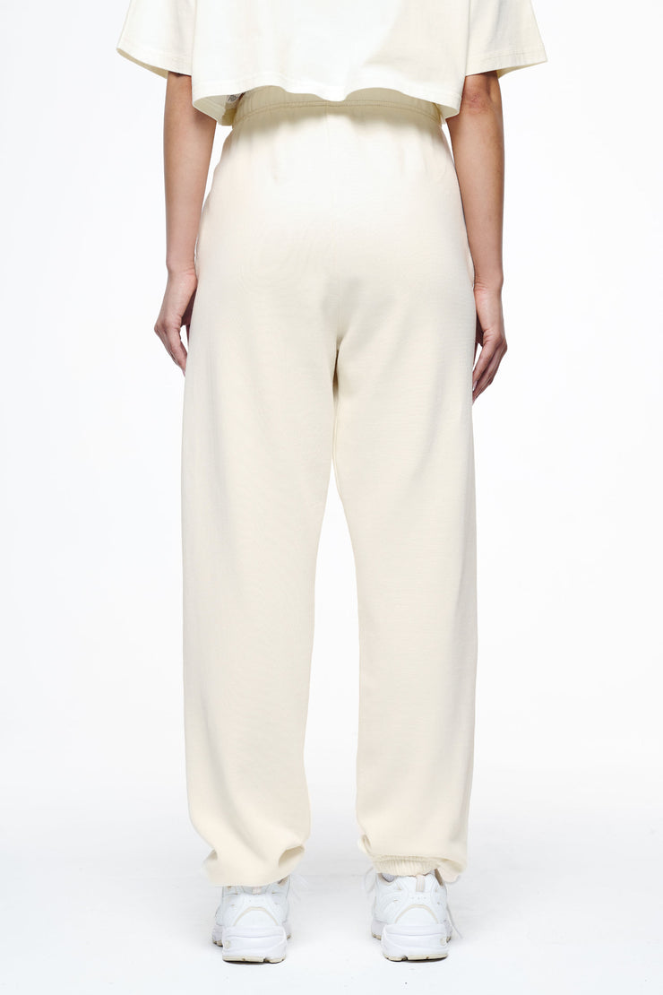 Pegador Villa High Waisted Sweat Pants Vintage Washed Unbleached Gum