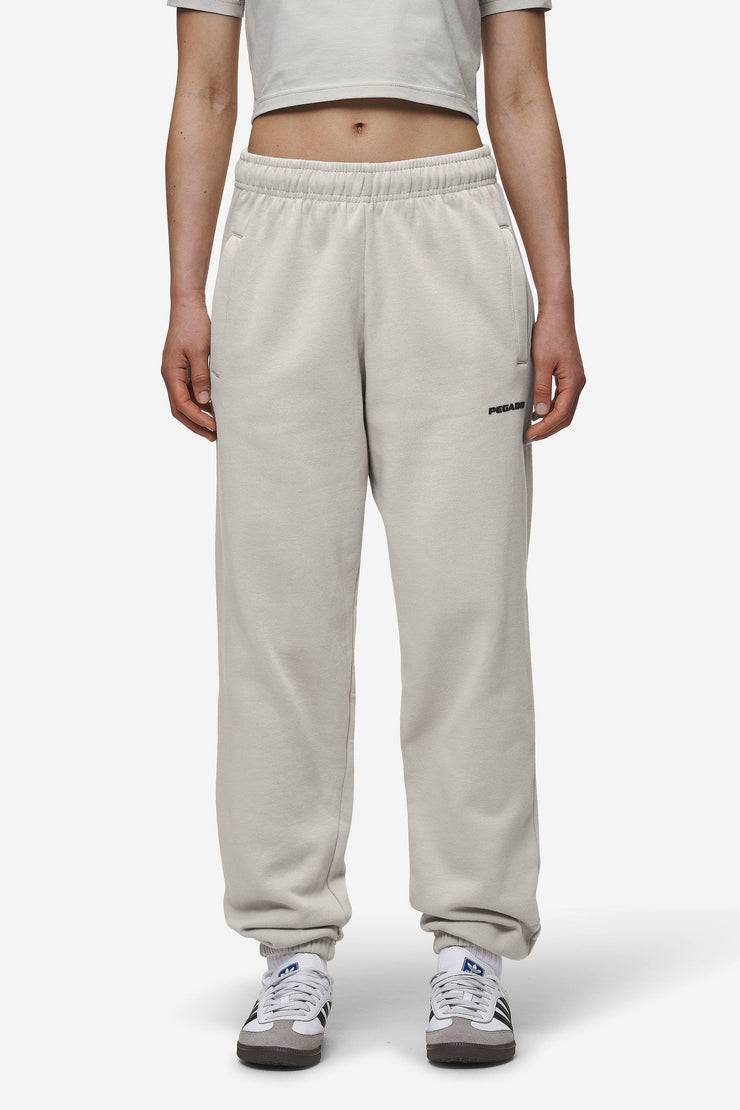 Pegador Villa High Waisted Sweat Pants Washed Moon Grey Black Gum