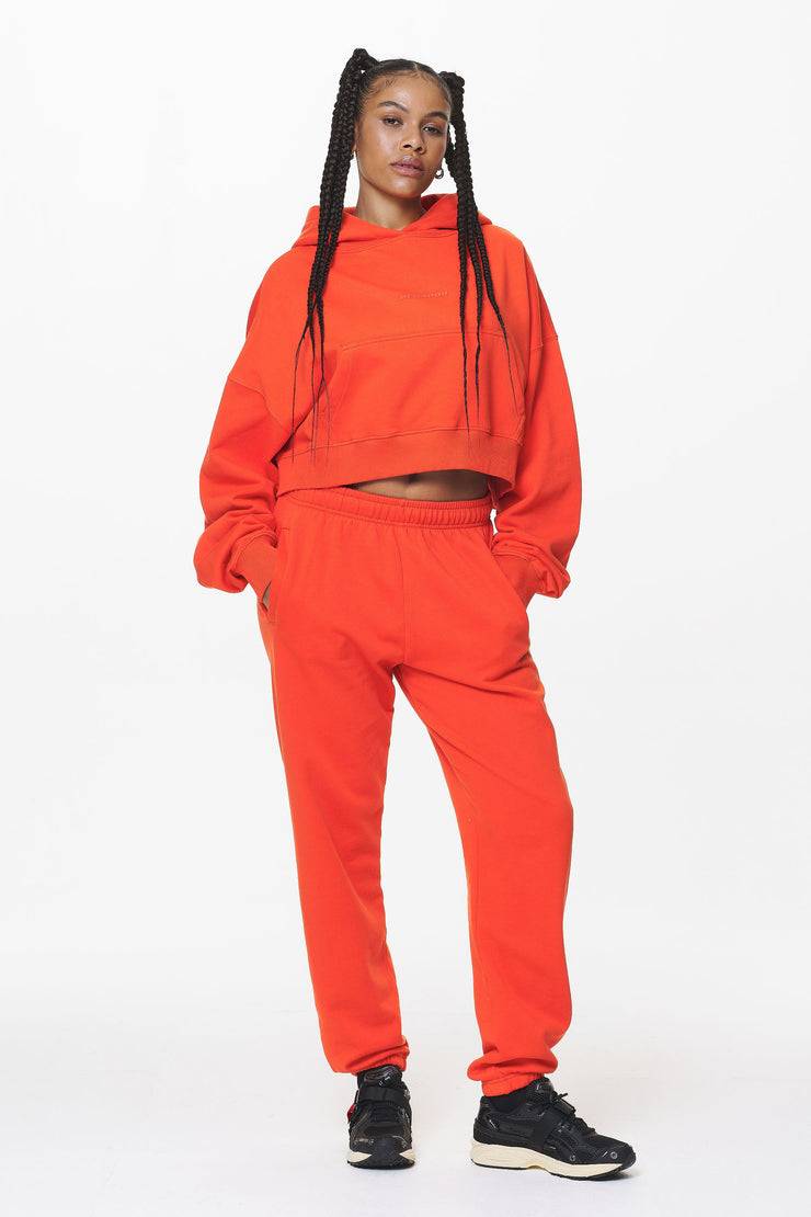 Pegador Villa High Waisted Sweat Pants Washed Signal Red Gum