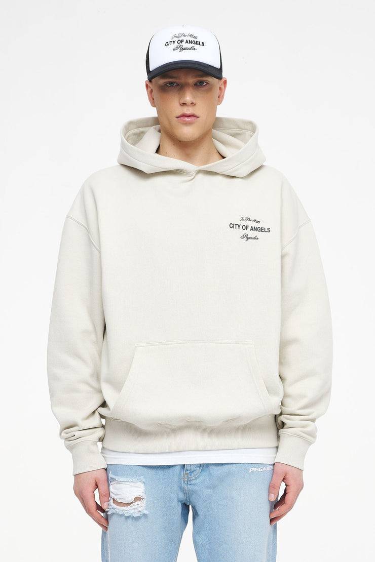 Pegador Wallace Oversized Hoodie Vintage Washed Angels Cream