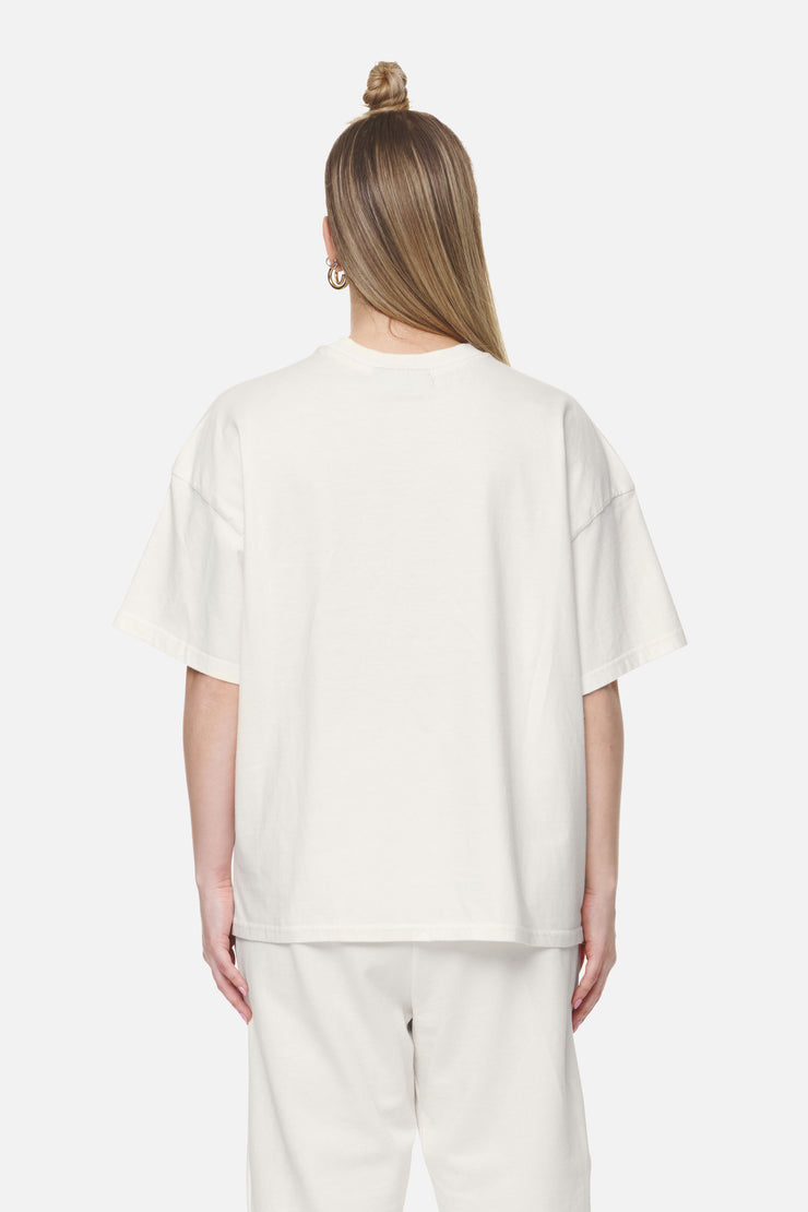 Pegador Wayruna Heavy Oversized Tee Washed Coconut Milk