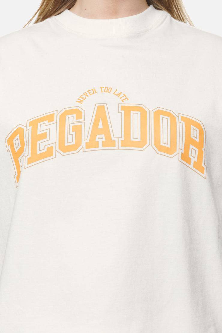 Pegador Wayruna Heavy Oversized Tee Washed Coconut Milk
