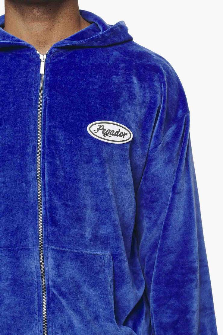 Pegador Weaver Oversized Velour Jacket Magic Violet