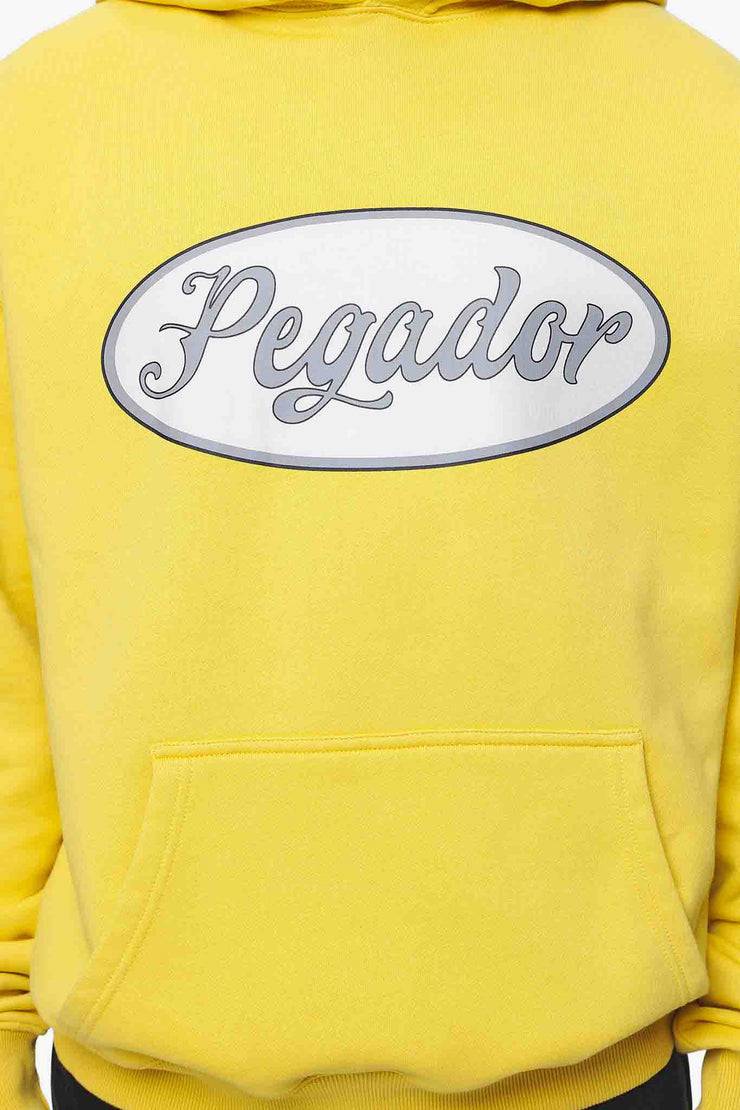 Pegador West Oversized Hoodie Vintage Washed Solar Yellow