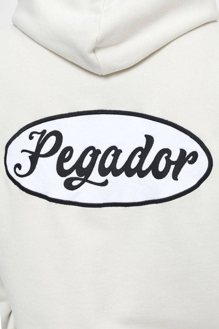 Pegador West Oversized Sweat Jacket Vintage Washed Angels Cream