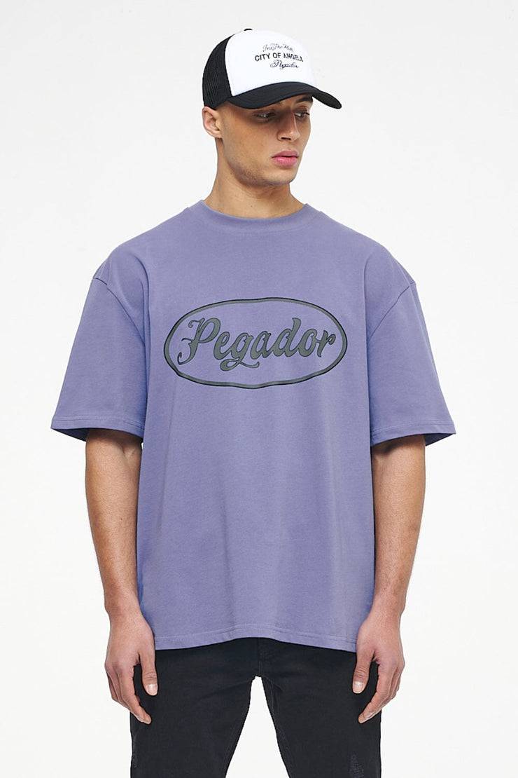 Pegador West Oversized Tee Vintage Washed Magic Violet