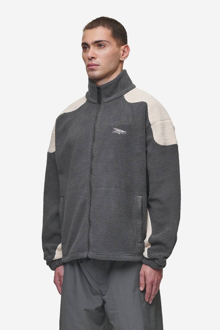 Pegador Willett Fleece Jacket Anthracite Light Beige