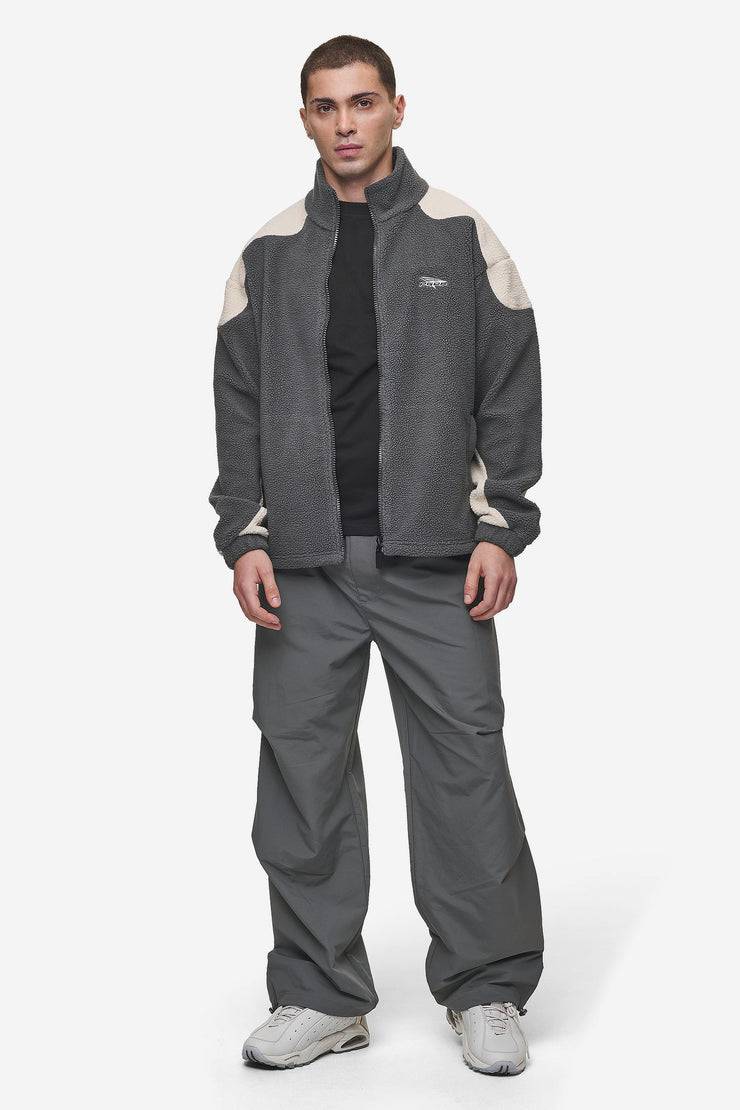 Pegador Willett Fleece Jacket Anthracite Light Beige