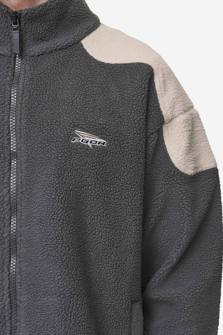 Pegador Willett Fleece Jacket Anthracite Light Beige