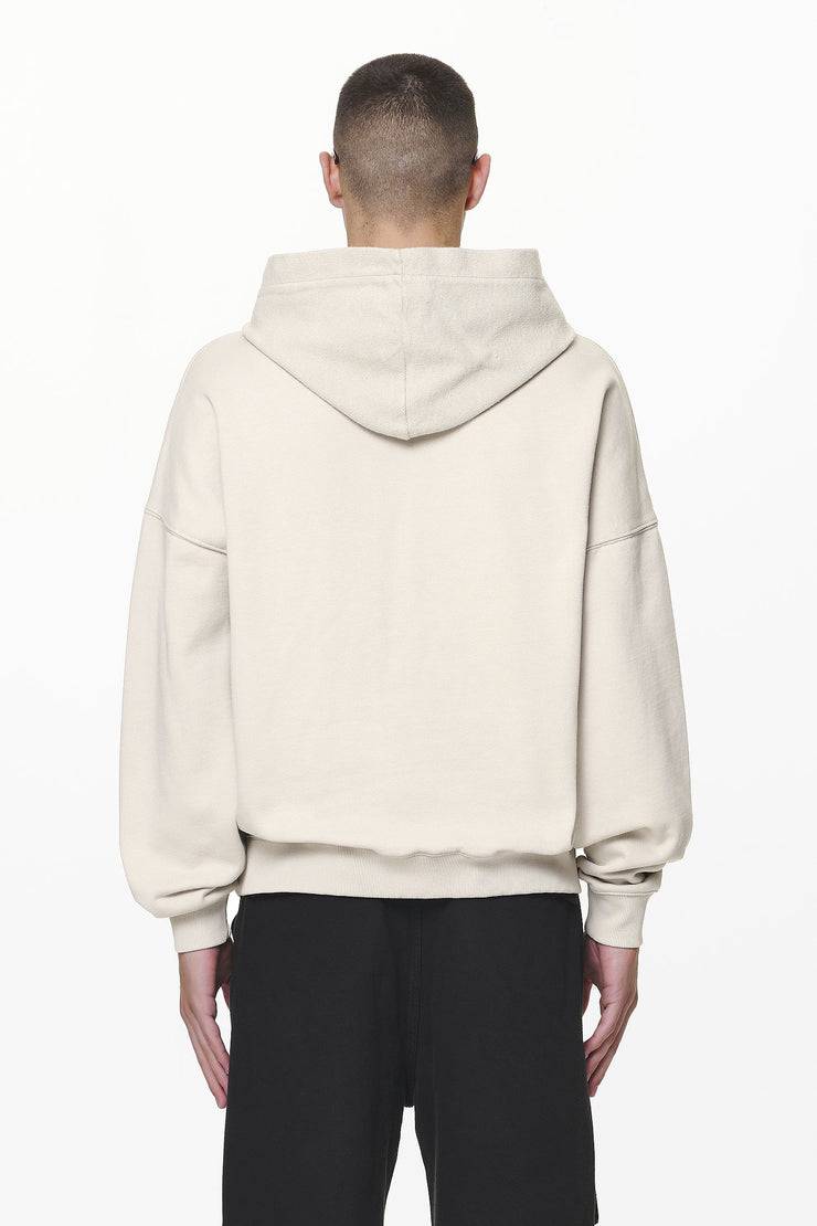 Pegador Wintor Inside Out Terry Boxy Hoodie Washed Dust Cream