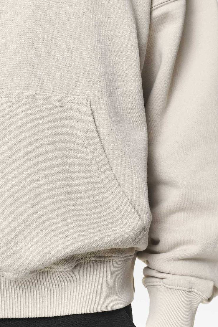 Pegador Wintor Inside Out Terry Boxy Hoodie Washed Dust Cream