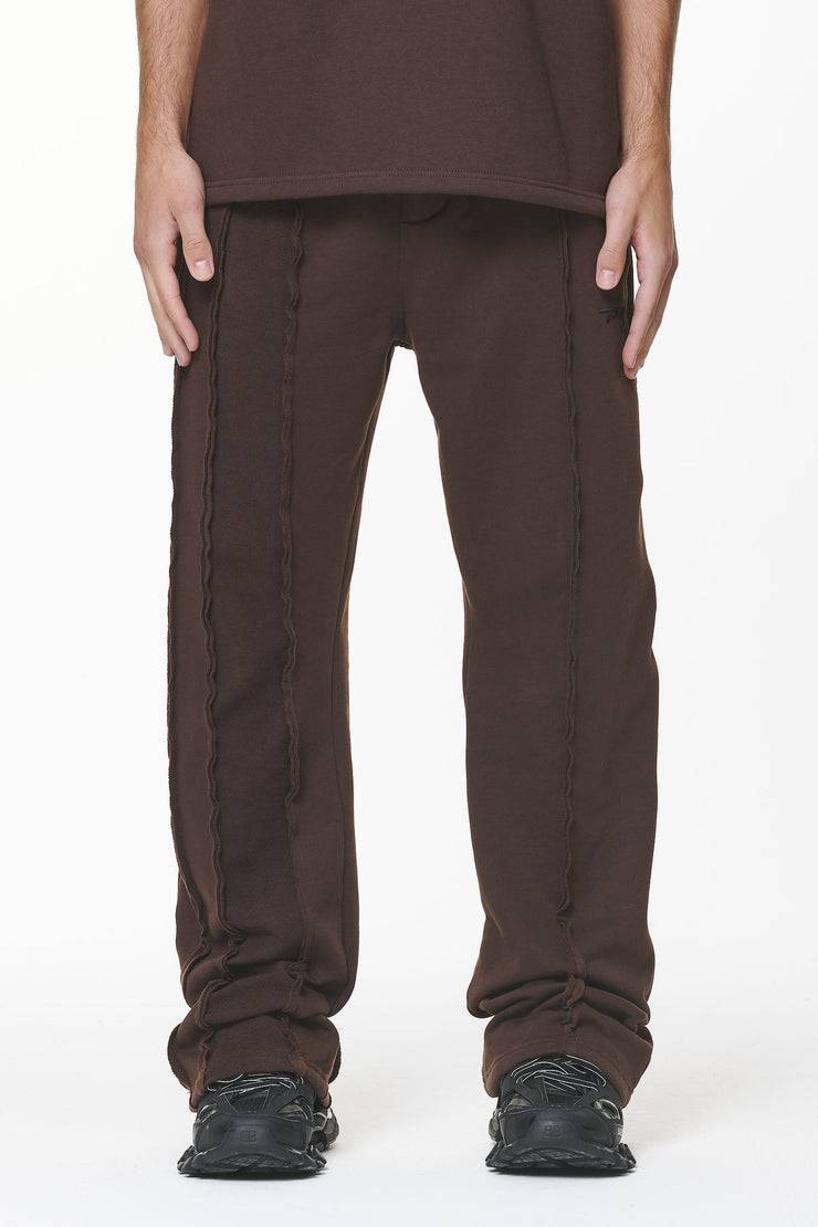 Pegador Wyso Inside Out Terry Sweat Pants Washed Oak Brown