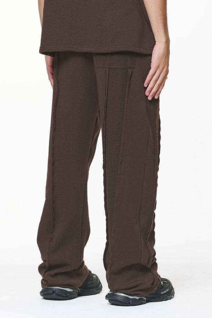 Pegador Wyso Inside Out Terry Sweat Pants Washed Oak Brown