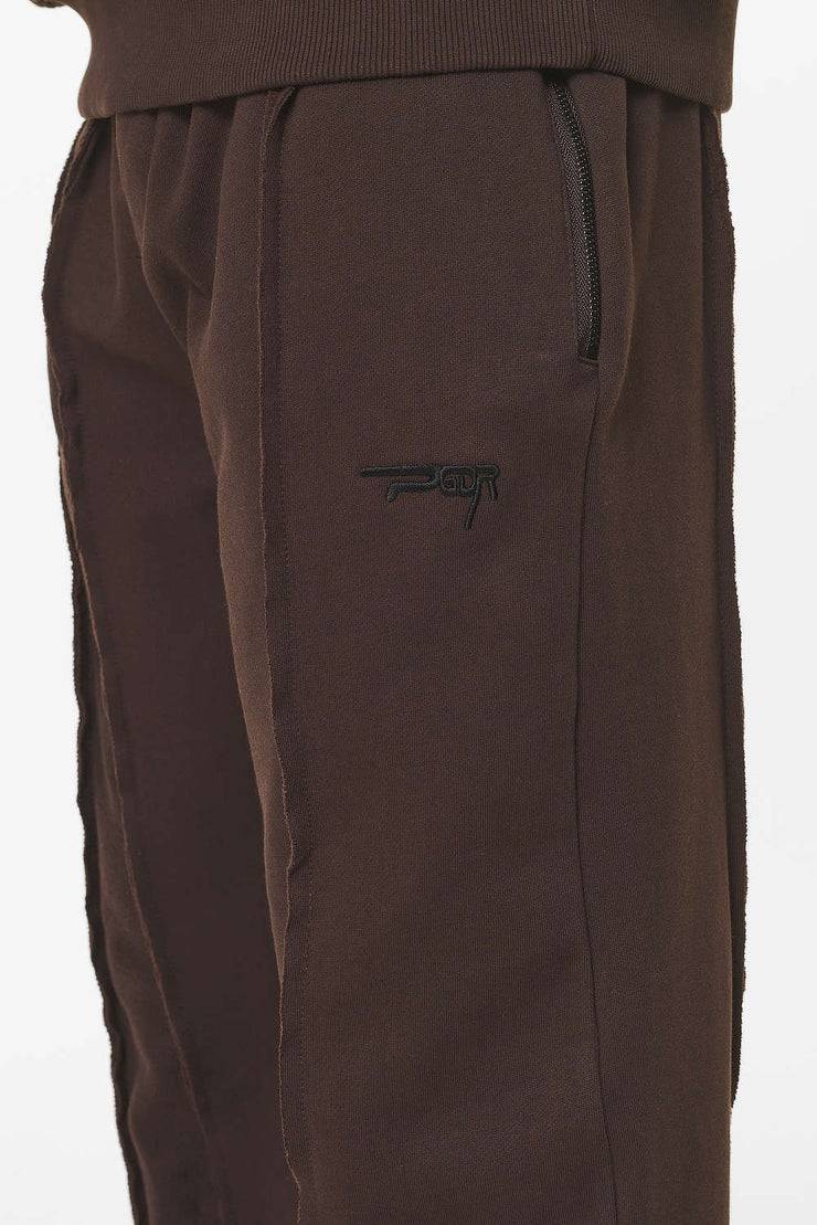 Pegador Wyso Inside Out Terry Sweat Pants Washed Oak Brown