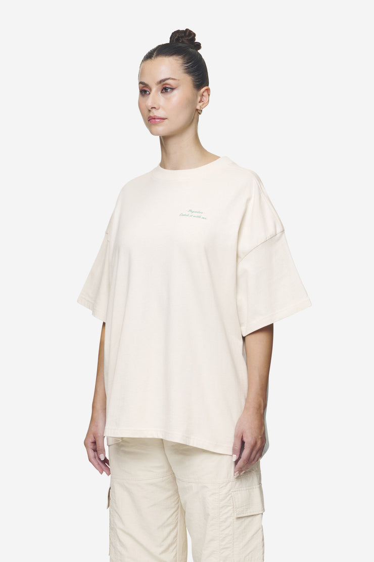 Pegador Yebra Heavy Oversized Tee Washed Coast Sand