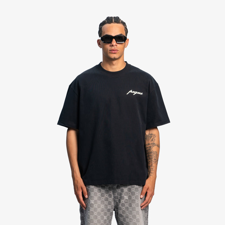 Pequs A Paradise Beach Club Back Logo T-Shirt