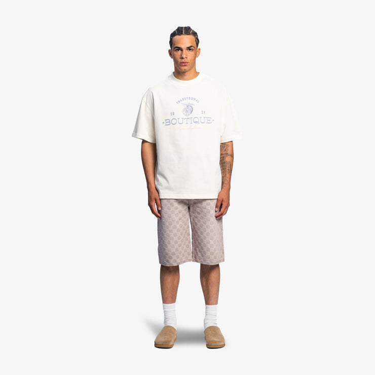 Pequs Aether Monogram Denim Jorts