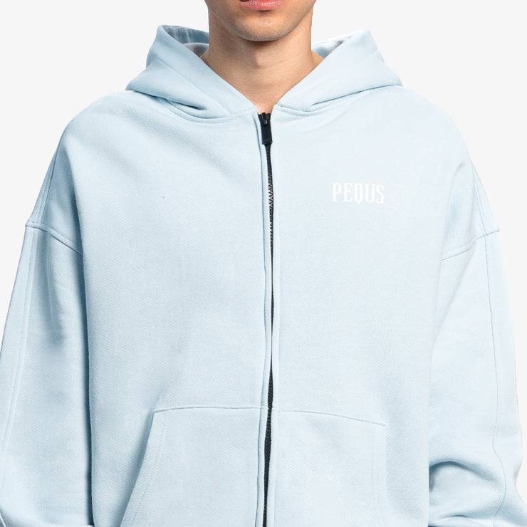 Pequs Back Logo Zip Hoodie