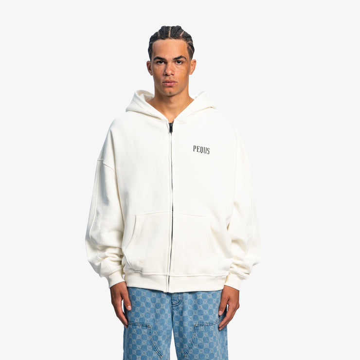Pequs Back Logo Zip Hoodie