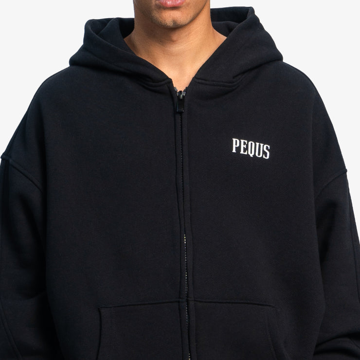 Pequs Chest Logo Zip Hoodie